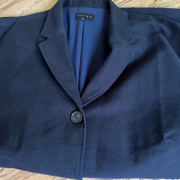 Hatch Maternity Navy Jacket O/S - Picture 8 of 10
